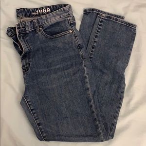 Gap skinny high rise jeans